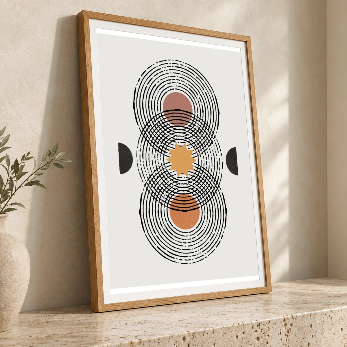 Boho Abstract Print XLIII — Boho Abstract Prints boho abstract prints print by SaamCrafts