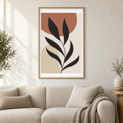 Boho Abstract Print LVII — Boho Abstract Prints shown in a styled interior