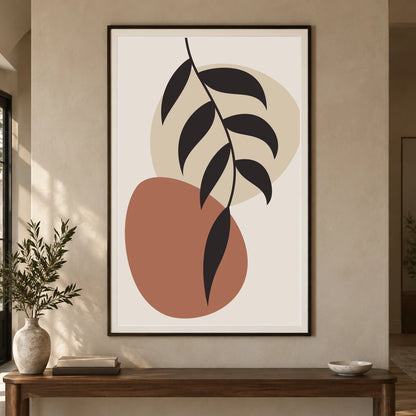Boho Abstract Print LIX — Boho Abstract Prints shown in a styled interior