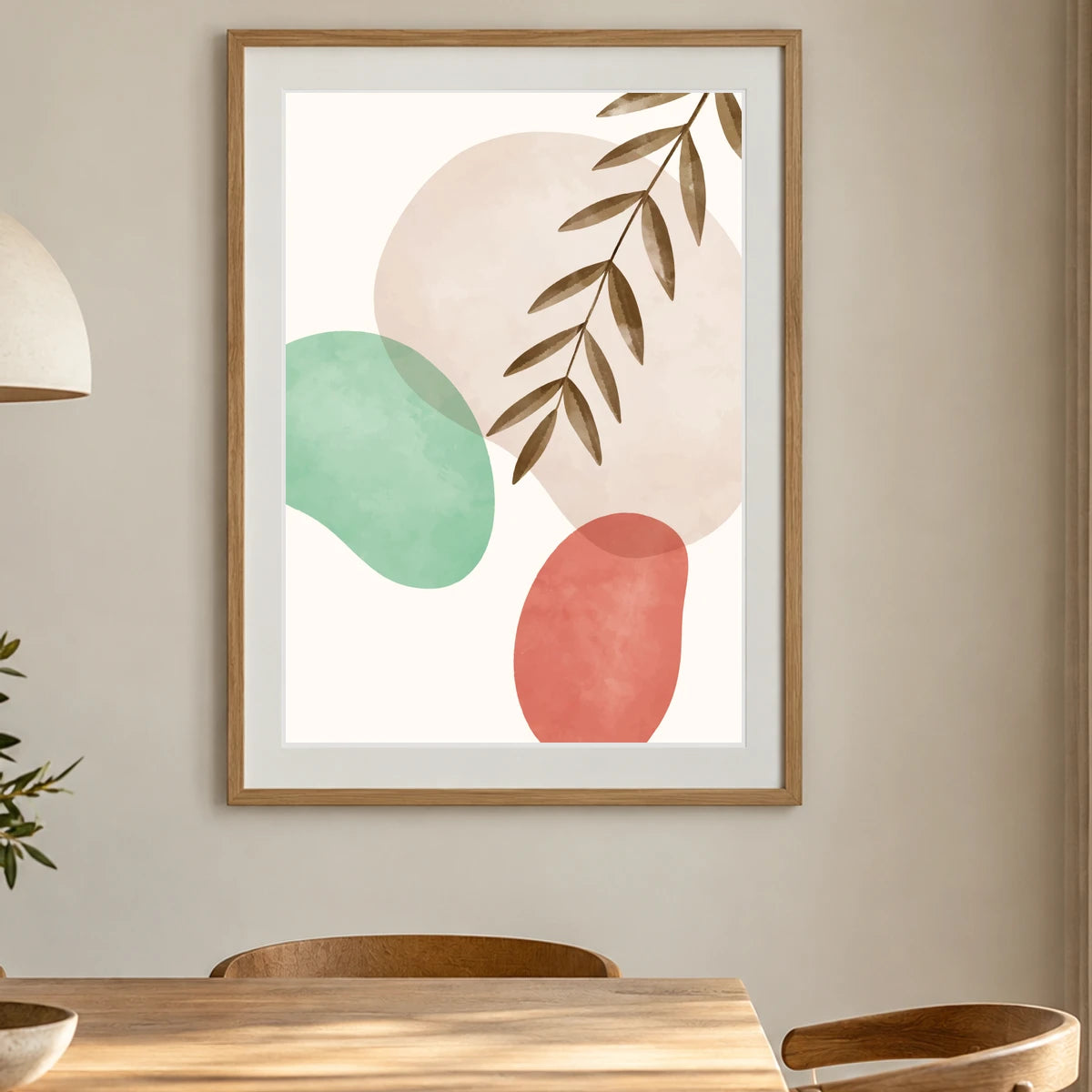 Boho Abstract Print LXI — Boho Abstract Prints shown in a styled interior
