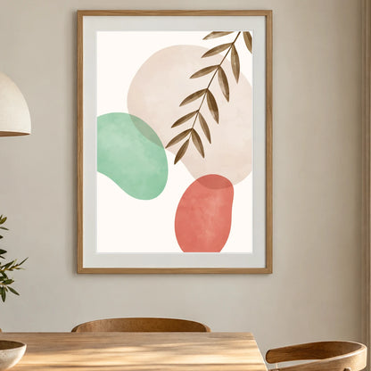 Boho Abstract Print LXI — Boho Abstract Prints shown in a styled interior