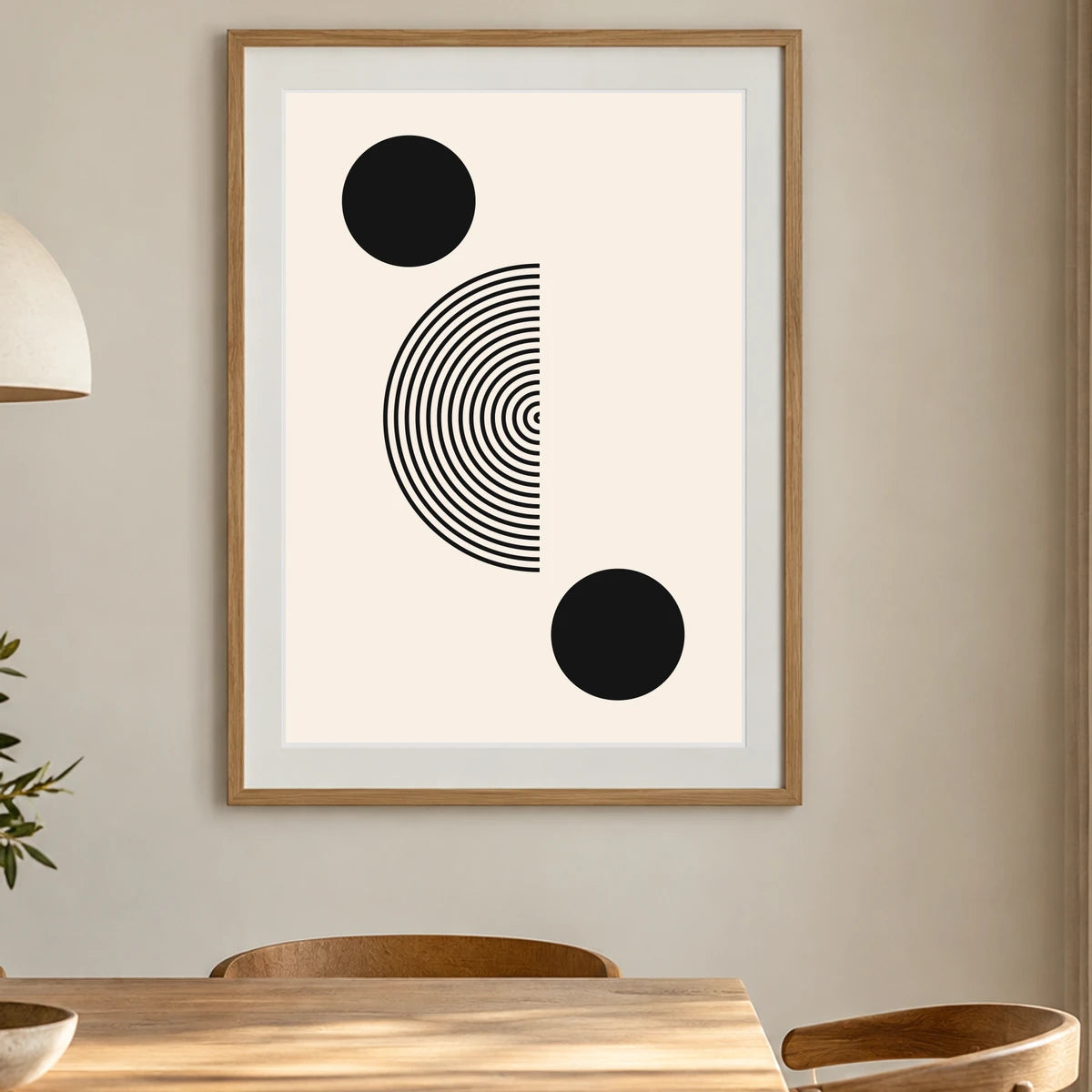 Boho Abstract Print LXXI — Boho Abstract Prints shown in a styled interior