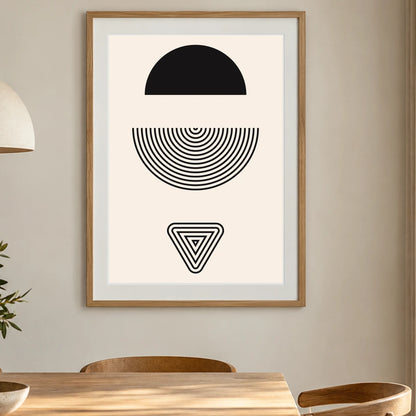 Boho Abstract Print LXXII — Boho Abstract Prints shown in a styled interior