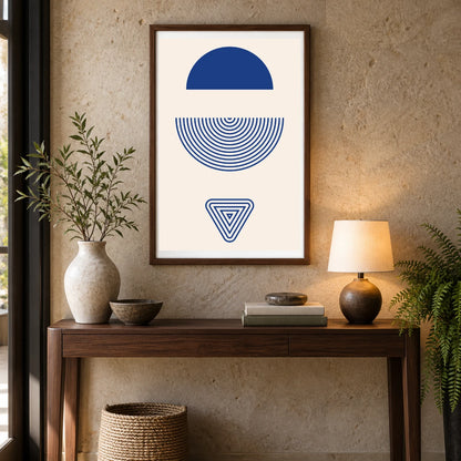 Boho Abstract Print LXXIII — Boho Abstract Prints shown in a styled interior
