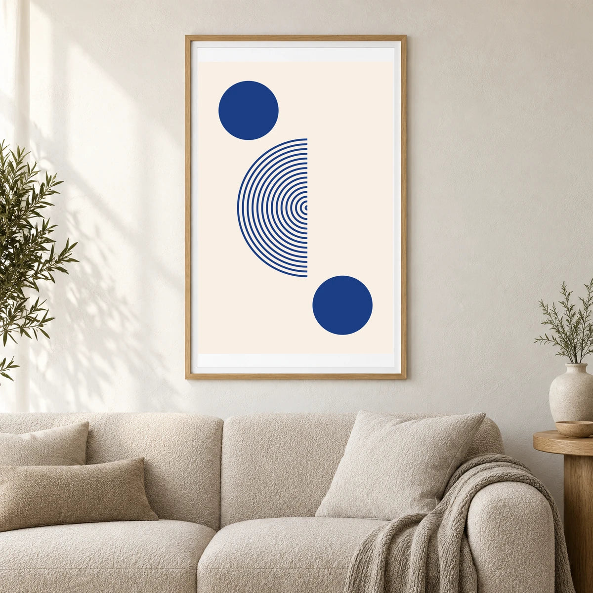 Boho Abstract Print LXXV — Boho Abstract Prints shown in a styled interior