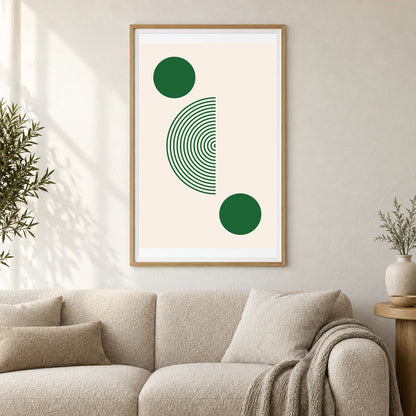 Boho Abstract Print LXXVI — Boho Abstract Prints shown in a styled interior