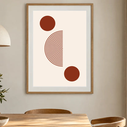 Boho Abstract Print LXXVIII — Boho Abstract Prints shown in a styled interior