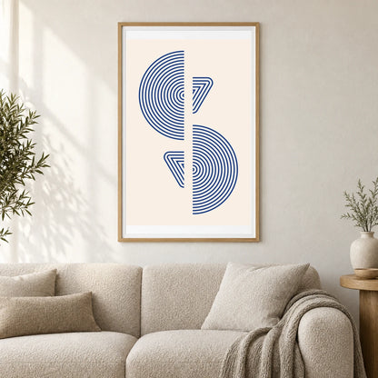 Boho Abstract Print LXXIX — Boho Abstract Prints shown in a styled interior