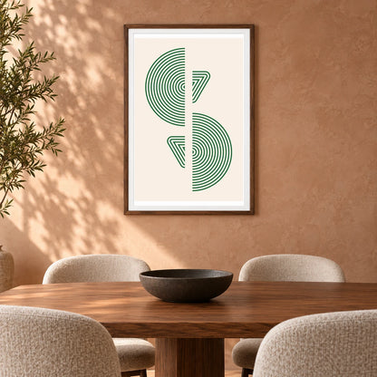 Boho Abstract Print LXXX — Boho Abstract Prints shown in a styled interior