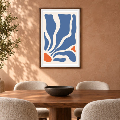Boho Abstract Print LXXXVI — Boho Abstract Prints shown in a styled interior