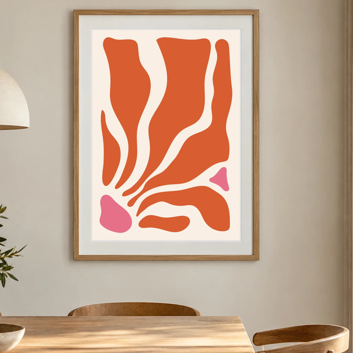 Boho Abstract Print LXXXVII — Boho Abstract Prints shown in a styled interior