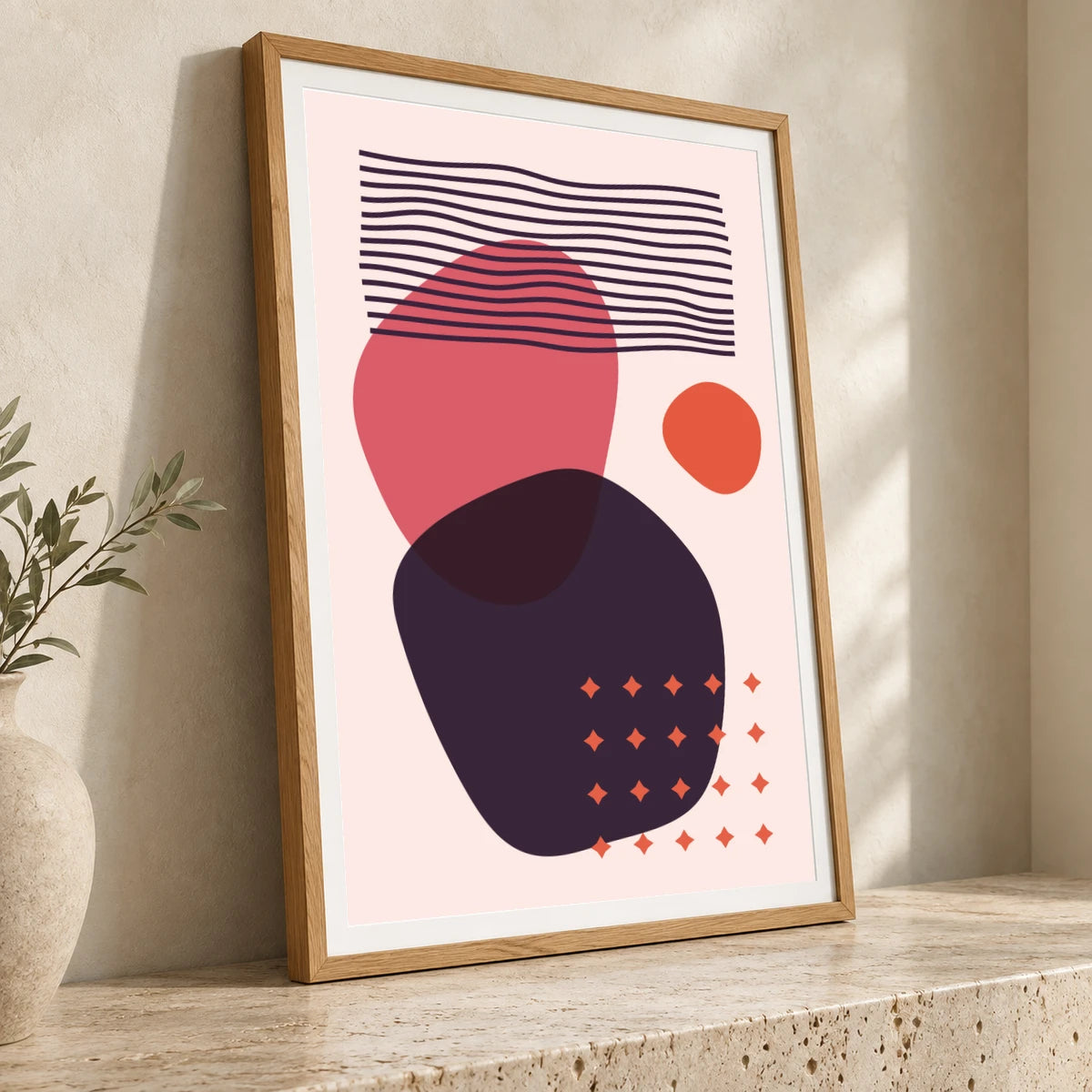 Boho Abstract Print CII — Boho Abstract Prints boho abstract prints print by SaamCrafts