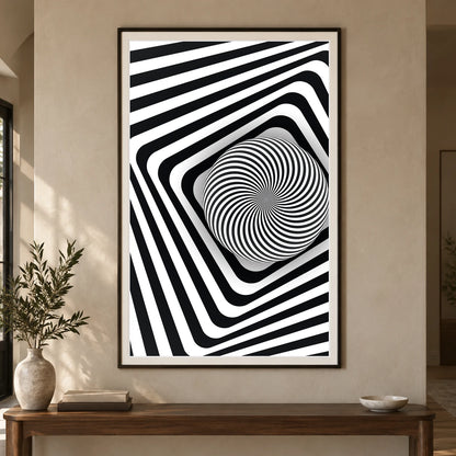 Boho Abstract Print CVII — Boho Abstract Prints shown in a styled interior