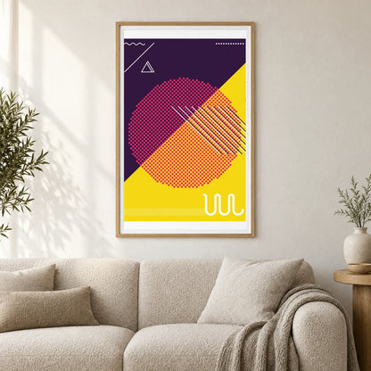 Boho Abstract Print CVIII — Boho Abstract Prints shown in a styled interior