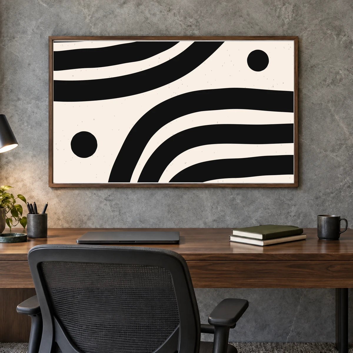 Boho Abstract Print CX — Boho Abstract Prints shown in a styled interior