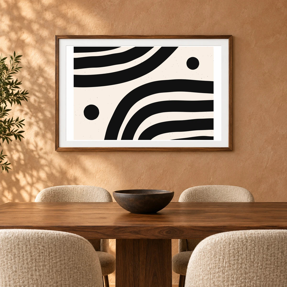 Boho Abstract Print CX — Boho Abstract Prints shown in a styled interior