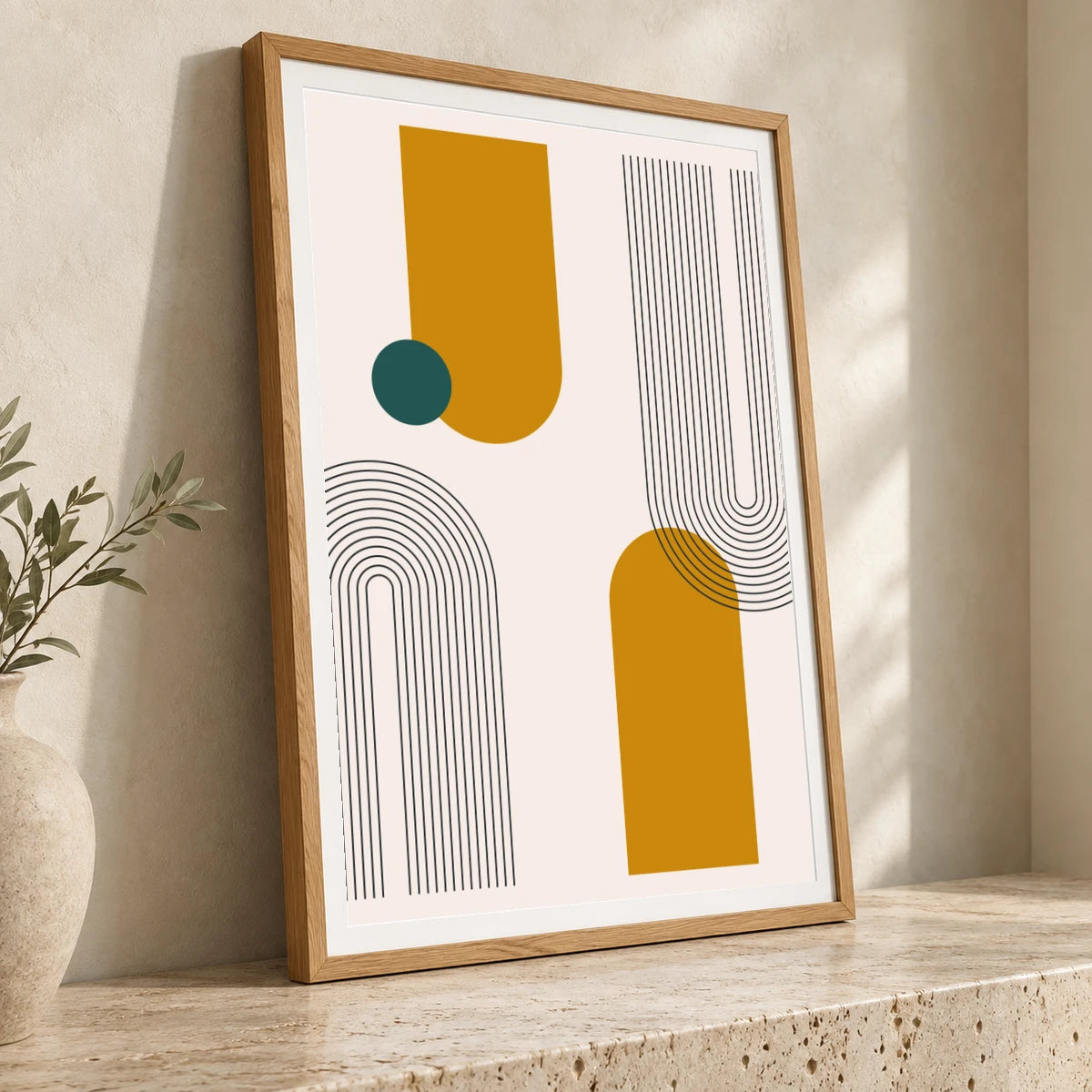 Boho Abstract Print CXXIII — Boho Abstract Prints boho abstract prints print by SaamCrafts