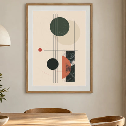 Boho Abstract Print CXXV — Boho Abstract Prints shown in a styled interior