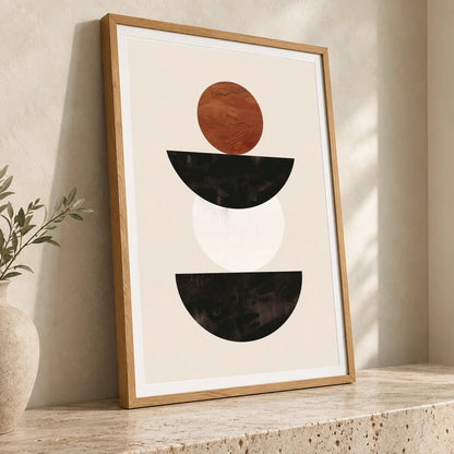Boho Abstract Print CXXVII — Boho Abstract Prints boho abstract prints print by SaamCrafts
