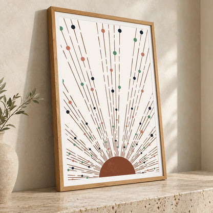 Boho Abstract Print CXXXIII — Boho Abstract Prints boho abstract prints print by SaamCrafts