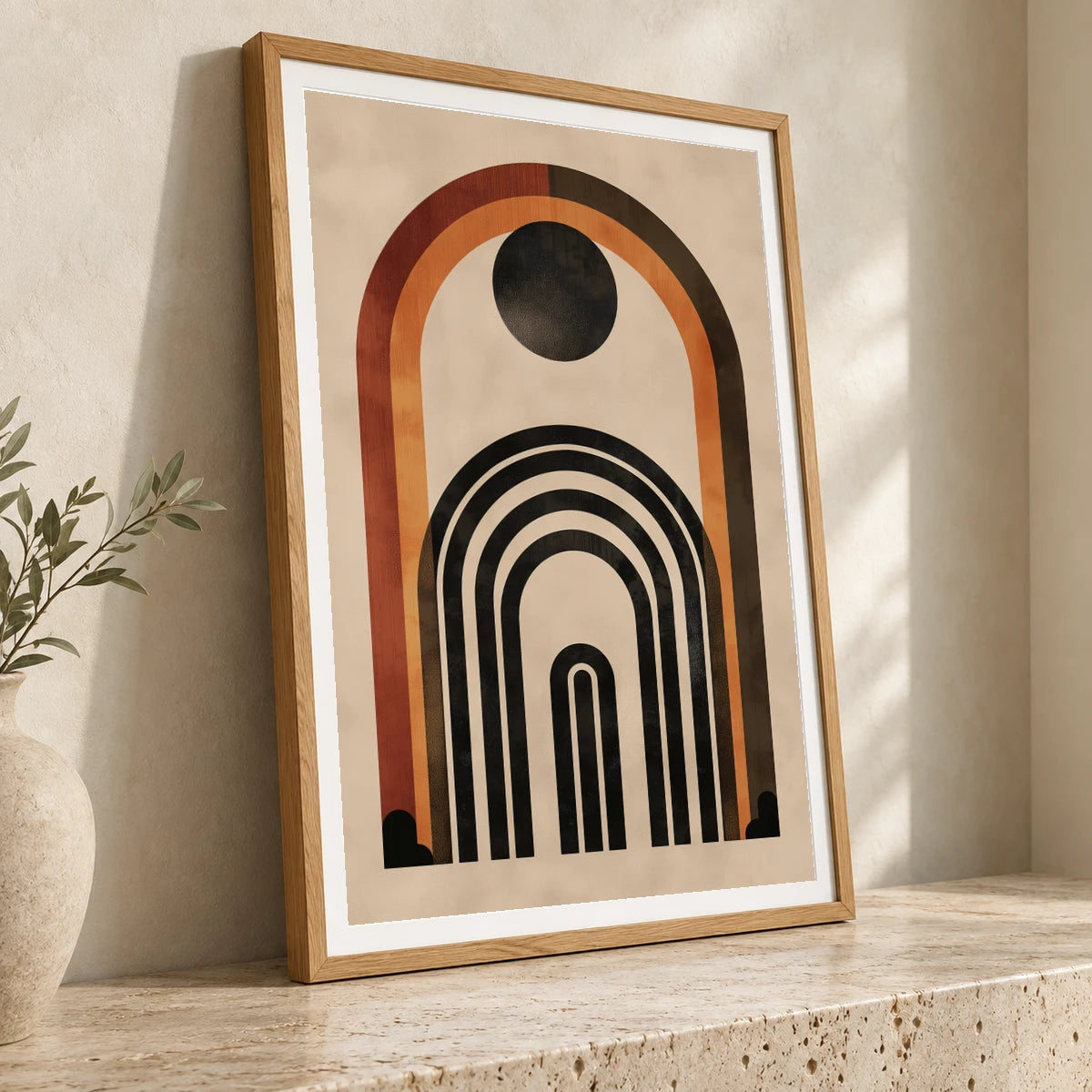 Boho Abstract Print CXXXVIII — Boho Abstract Prints boho abstract prints print by SaamCrafts