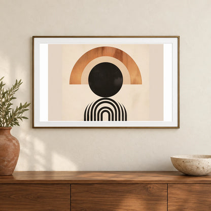 Boho Abstract Print CXL — Boho Abstract Prints shown in a styled interior
