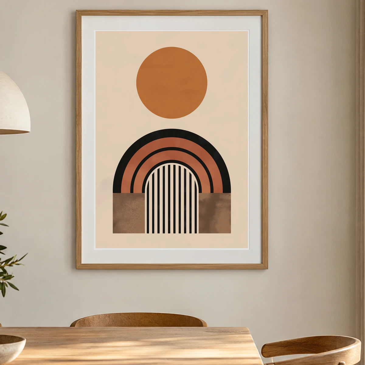Boho Abstract Print CL — Boho Abstract Prints shown in a styled interior