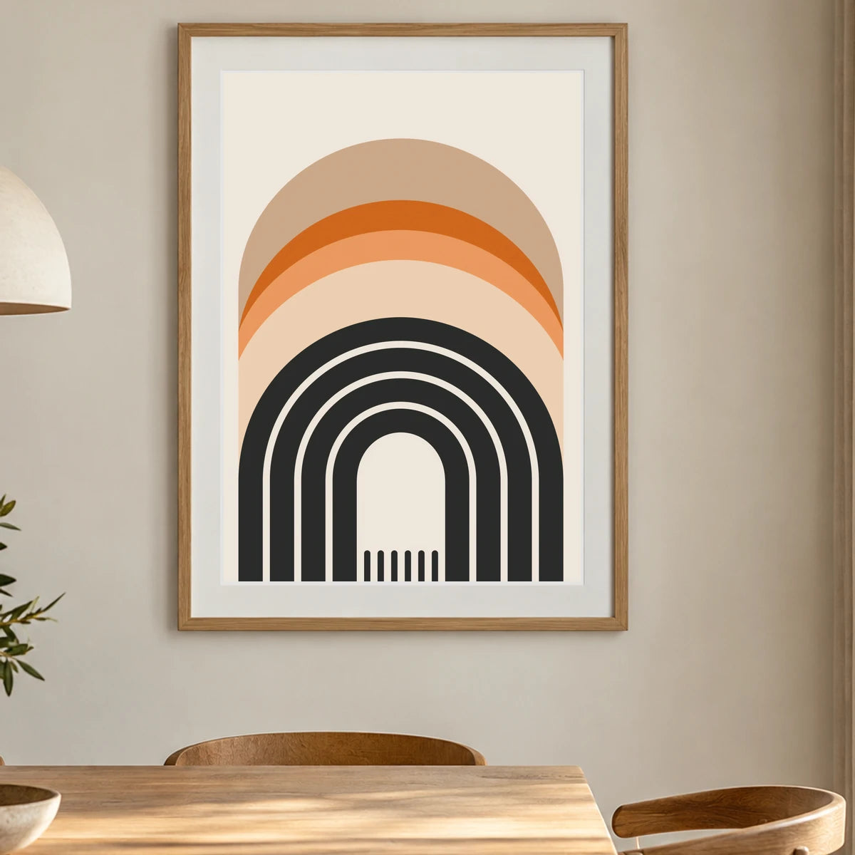 Boho Abstract Print CLIII — Boho Abstract Prints shown in a styled interior