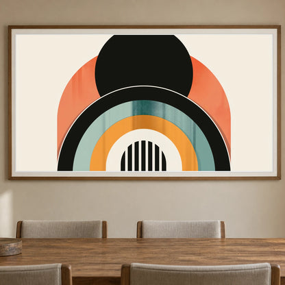 Boho Abstract Print CLIV — Boho Abstract Prints shown in a styled interior