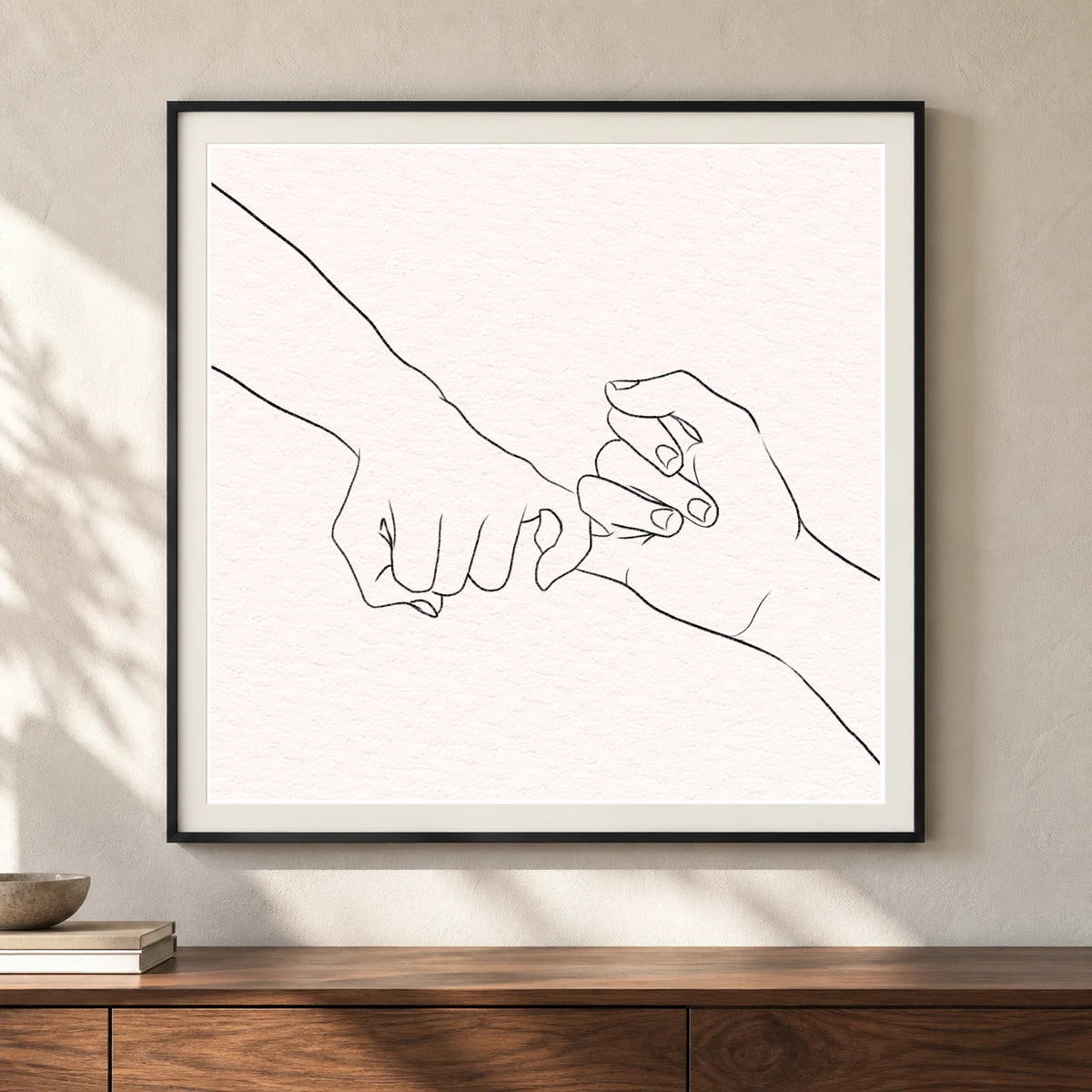 Boho Abstract Print CLXVIII — Boho Abstract Prints shown in a styled interior