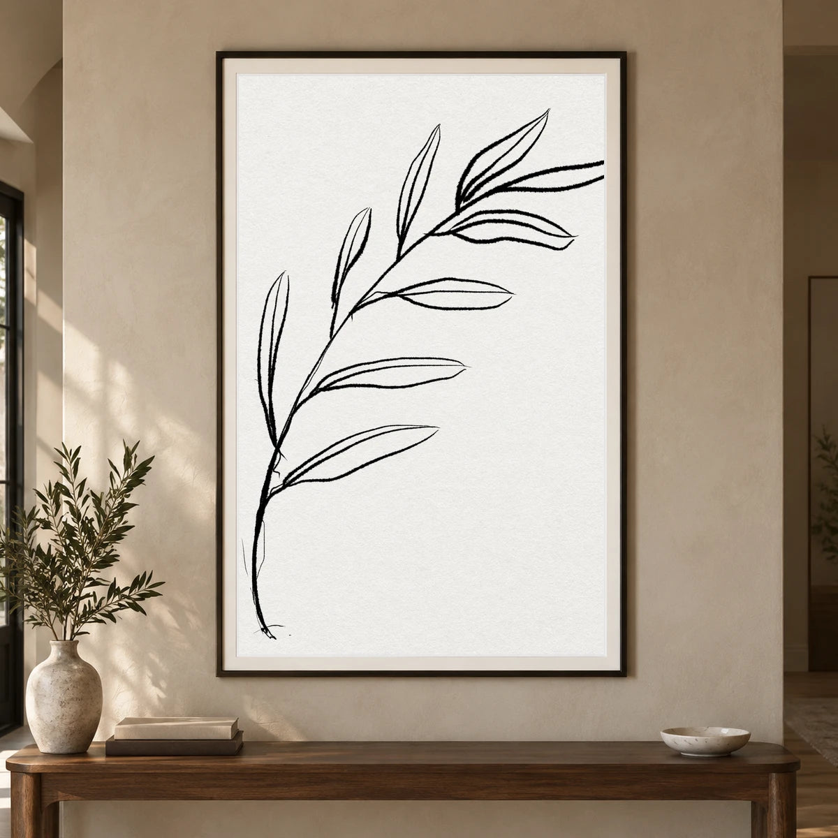 Boho Abstract Print CLXIX — Boho Abstract Prints shown in a styled interior