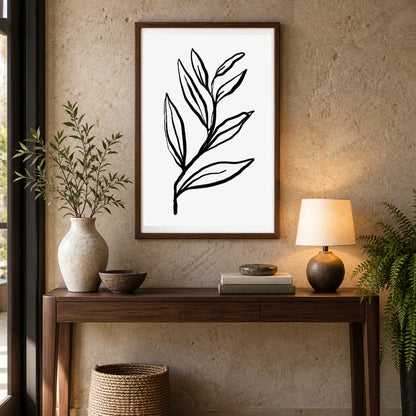 Boho Abstract Print CLXXI — Boho Abstract Prints shown in a styled interior