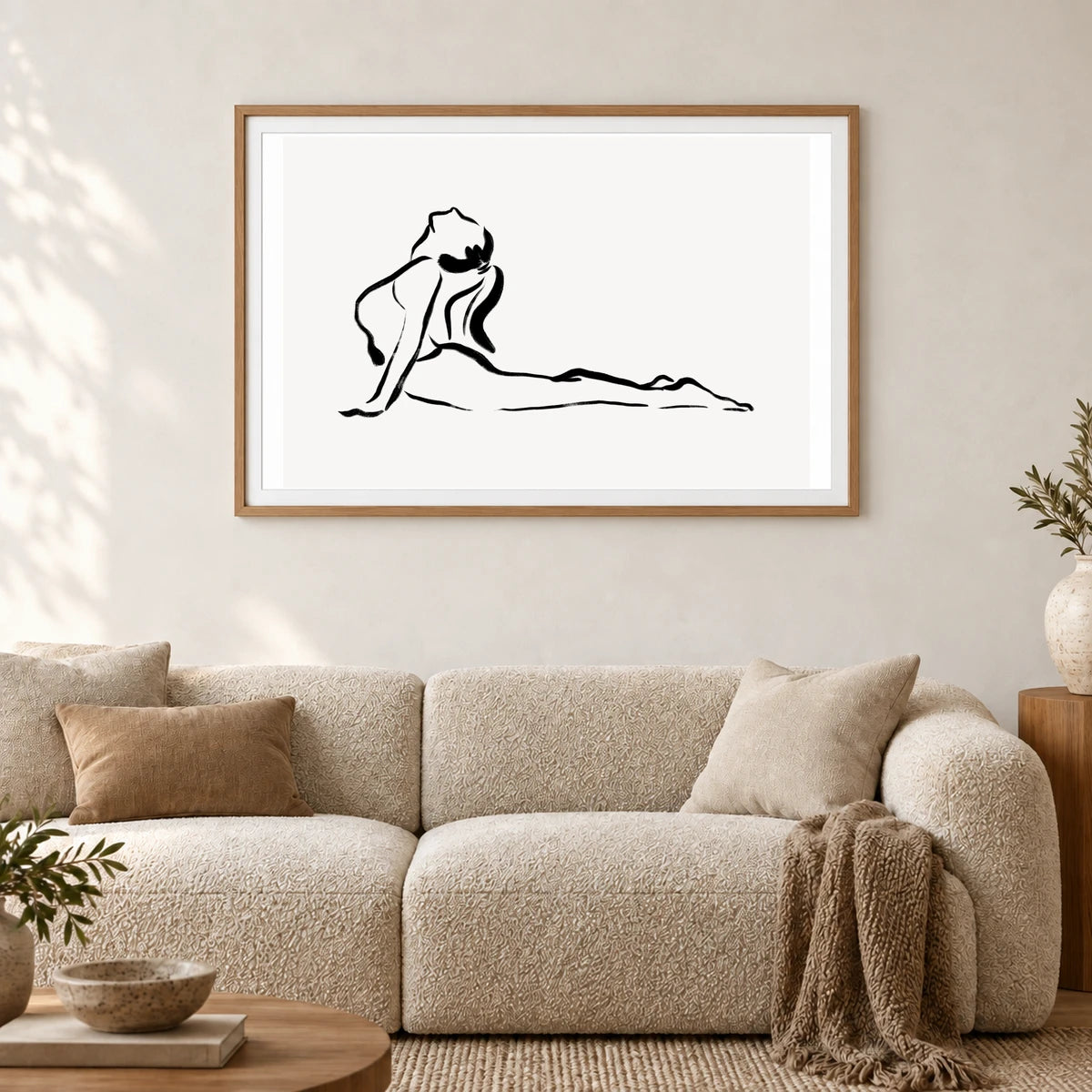 Boho Abstract Print CLXXIII — Boho Abstract Prints shown in a styled interior
