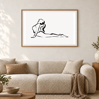 Boho Abstract Print CLXXIII — Boho Abstract Prints shown in a styled interior