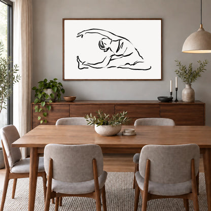 Boho Abstract Print CLXXIV — Boho Abstract Prints shown in a styled interior