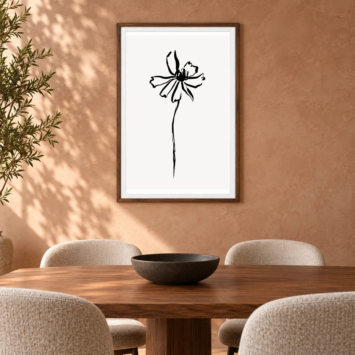Boho Abstract Print CLXXV — Boho Abstract Prints shown in a styled interior