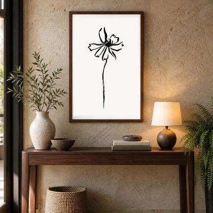 Boho Abstract Print CLXXV — Boho Abstract Prints shown in a styled interior
