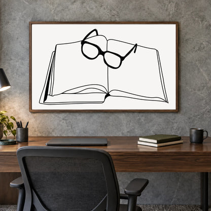 Boho Abstract Print CLXXVII — Boho Abstract Prints shown in a styled interior