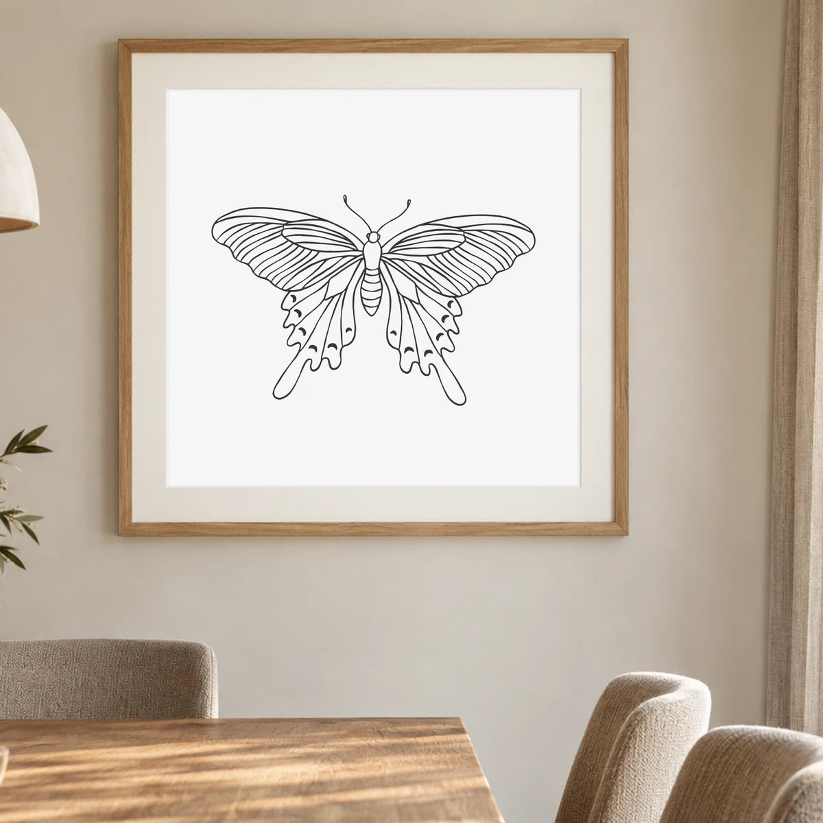 Boho Abstract Print CLXXIX — Boho Abstract Prints shown in a styled interior