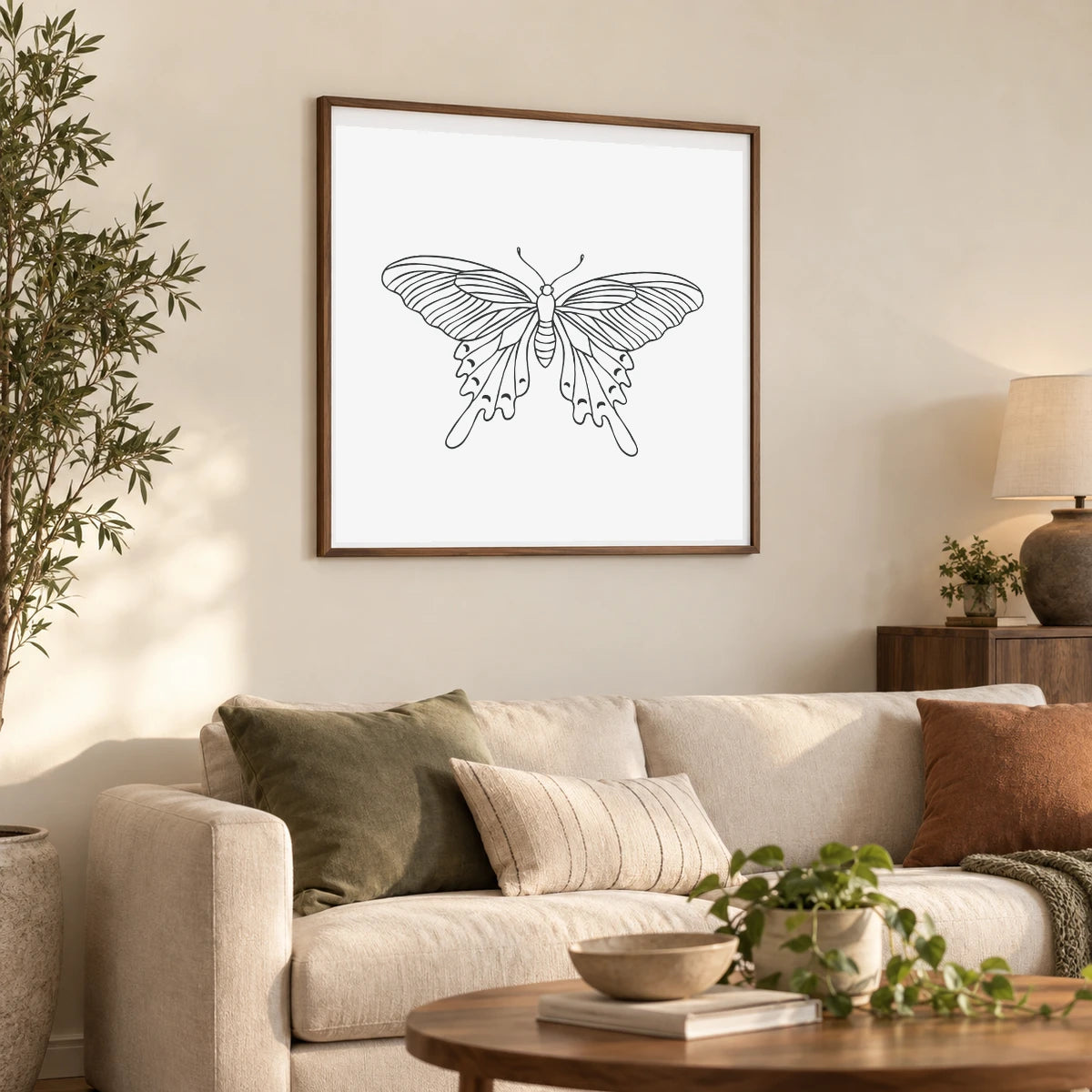 Boho Abstract Print CLXXIX — Boho Abstract Prints shown in a styled interior
