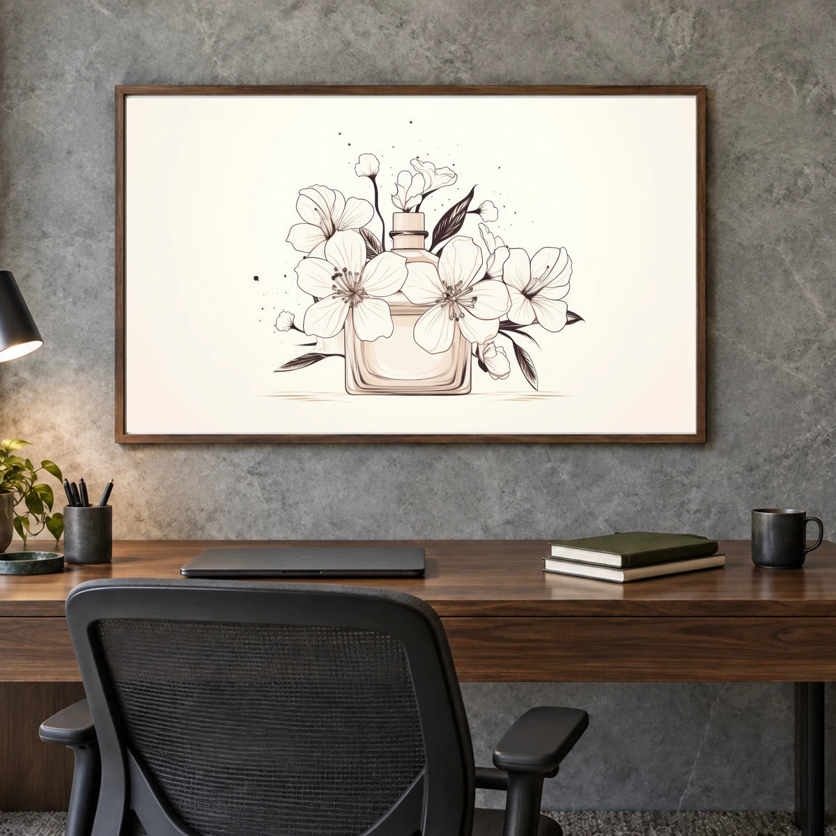 Boho Abstract Print CLXXXII — Boho Abstract Prints shown in a styled interior