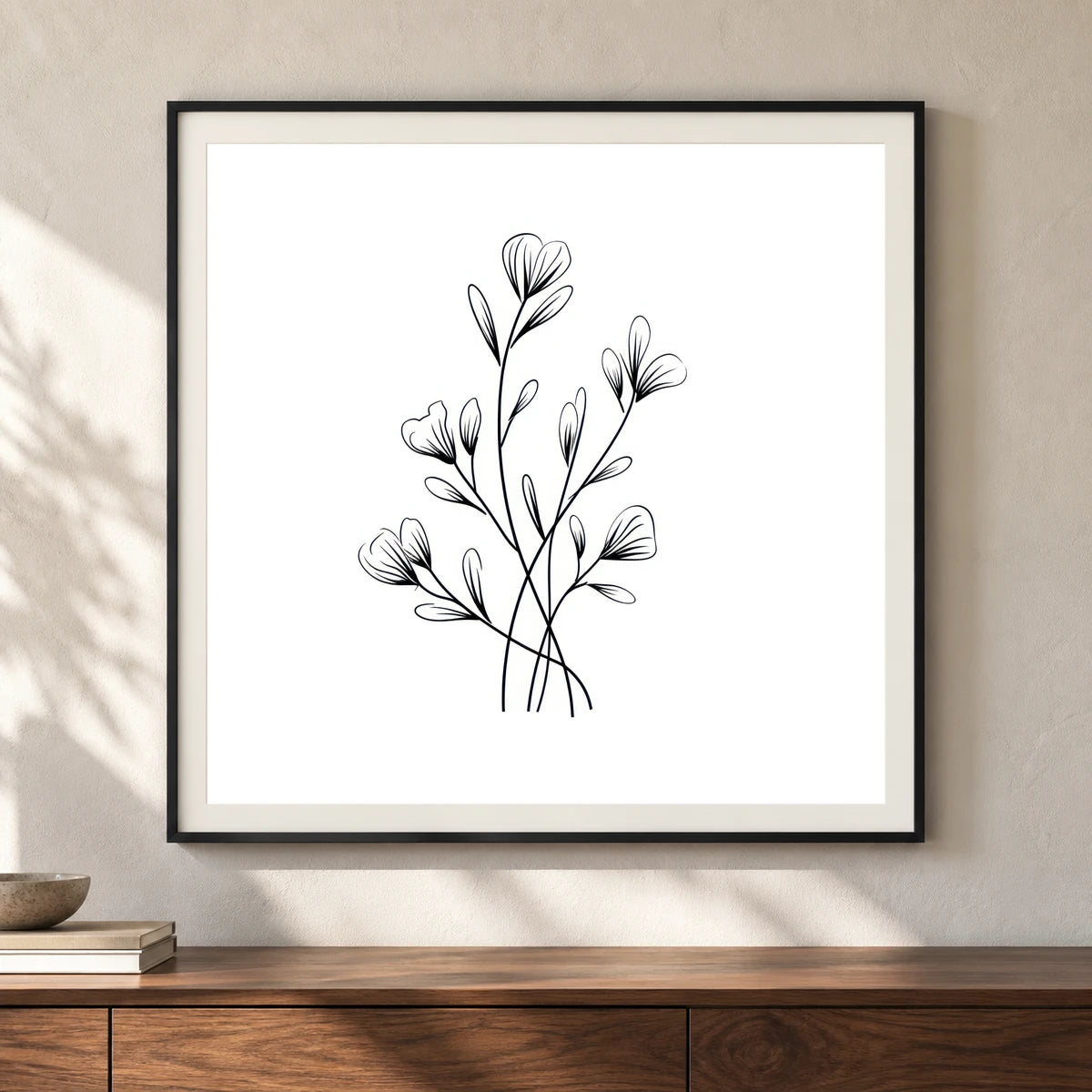 Boho Abstract Print CLXXXIV — Boho Abstract Prints shown in a styled interior