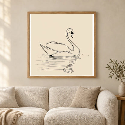 Boho Abstract Print CLXXXIX — Boho Abstract Prints shown in a styled interior