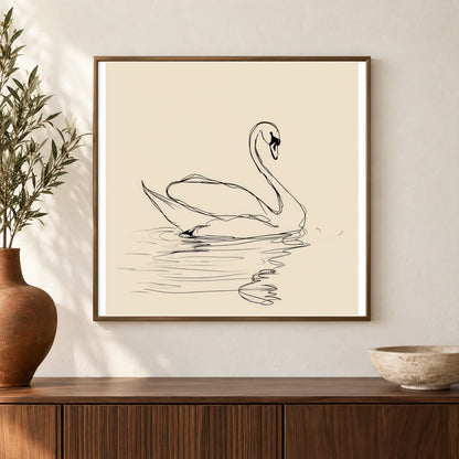 Boho Abstract Print CLXXXIX — Boho Abstract Prints shown in a styled interior