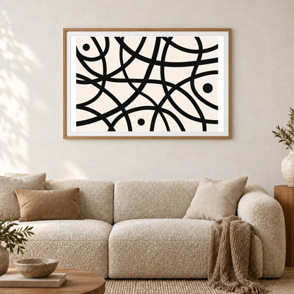 Boho Abstract Print CCV — Boho Abstract Prints shown in a styled interior