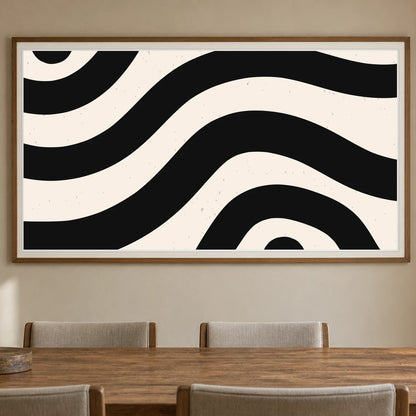 Boho Abstract Print CCVI — Boho Abstract Prints shown in a styled interior