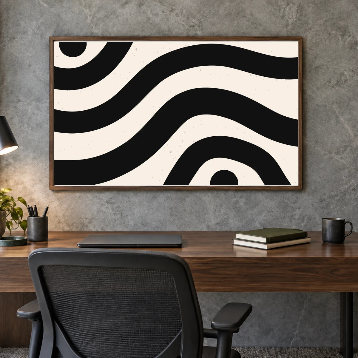 Boho Abstract Print CCVI — Boho Abstract Prints shown in a styled interior