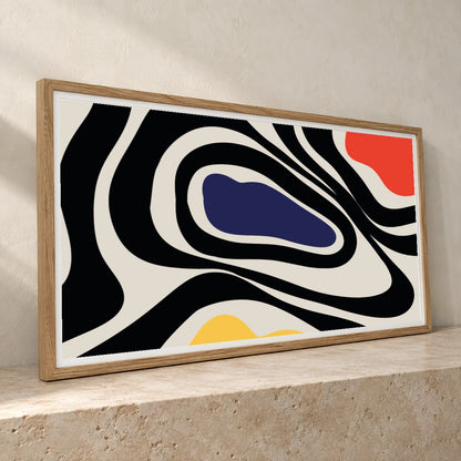 Boho Abstract Print CCVII — Boho Abstract Prints boho abstract prints print by SaamCrafts