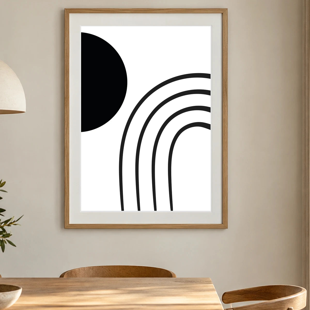 Boho Abstract Print CCVIII — Boho Abstract Prints shown in a styled interior