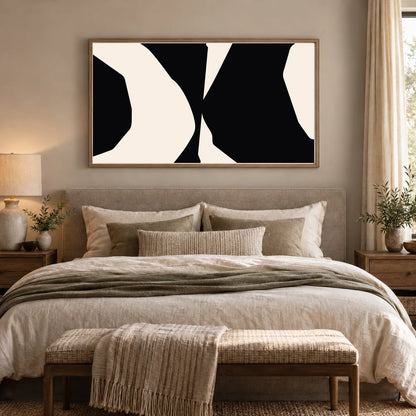 Boho Abstract Print CCXII — Boho Abstract Prints shown in a styled interior